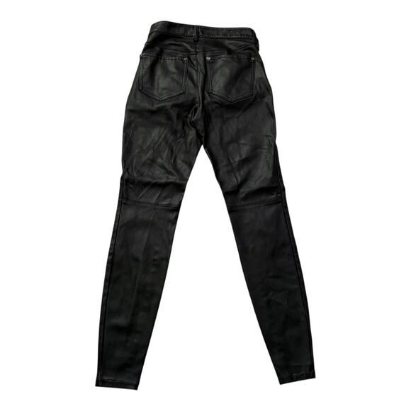 Free People Faux Leather Pants - Skinny Black - 26 Waist - Soft & Cozy Leggings - Picture 5 of 8